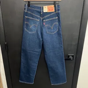 Levi's Ribcage women’s Blue Jeans thumbnail 6