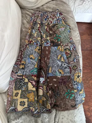 Multicolored boho pattered maxi skirt Multiple thumbnail 2