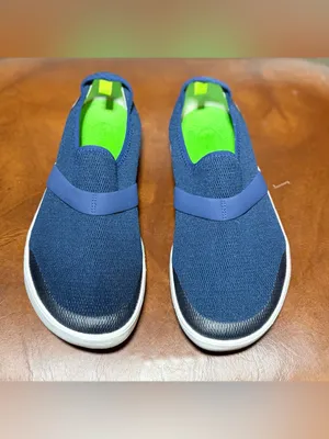 Oofos Womens OOmg Q1-1312020-3 Navy Blue Casual Shoes Sneakers Size 7.5 thumbnail 2