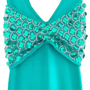 Charades Sequin Mermaid Costume Ariel Halloween Costume NEW Medium thumbnail 7
