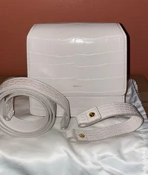 JW Pei FAE Top Handle Crossbody - Ivory Croc thumbnail 2
