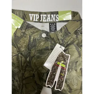 VIP Jeans Womens Camo Cargo Utility Pants Size S/6 NWT Raw Hem Y2K Hunting Green thumbnail 3