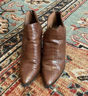 Brown Booties Size 7.5 thumbnail 1