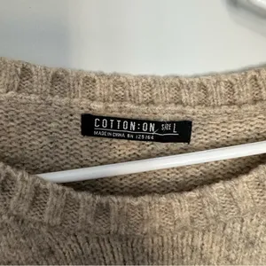 Cotton On Tan Knit Sweater thumbnail 3