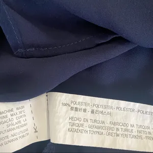 Zara Front Ruffle Tank Blouse in Navy, Size S​​​​​​​​​​ thumbnail 4
