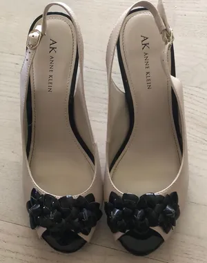 Anne Klein open toe heels thumbnail 1