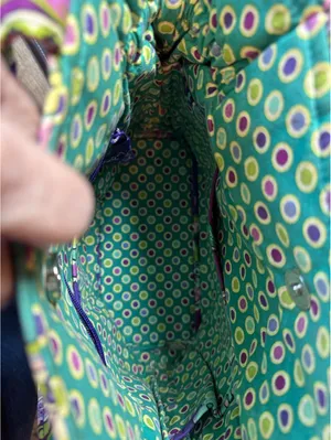 Vera Bradley Quilted Floral Paisley Tote Bag thumbnail 5