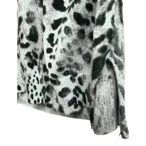 APT. 9 3/4 Sleeve Lightweight Animal Print‎ Sweater thumbnail 3