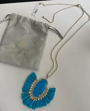 Adjustable Blue Necklace thumbnail 2