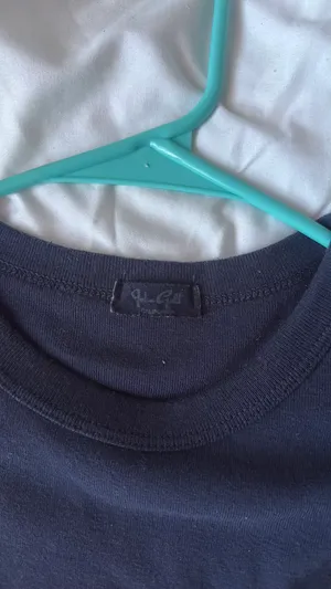 Brandy Melville John Galt Top Navy Blue thumbnail 4