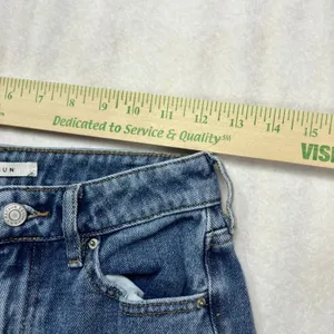 PacSun Distressed Denim Jeans Womens Blue High Rise Straight Leg Cotton‎ thumbnail 14