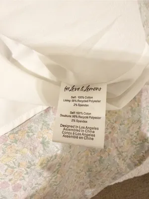 For Love & Lemons Raleigh Midi Dress Floral Tie Size XS thumbnail 6