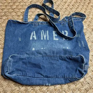 American Eagle Denim Tote Bag thumbnail 7