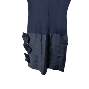 Claire Angrist Vintage Black Tiered Bow Cocktail Dress Sleeveless Scoop‎ Neck thumbnail 7