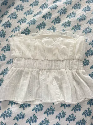 Strapless top White Size M thumbnail 2