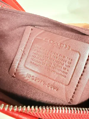 Coach Georgie Red Satchel Leather Crossbody Bag 5500 thumbnail 7