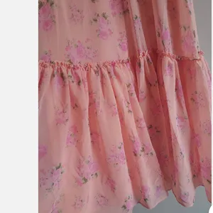 LoveShackFancy Pink Floral Midi Dress thumbnail 14