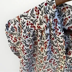 Floral Berry Blouse thumbnail 2