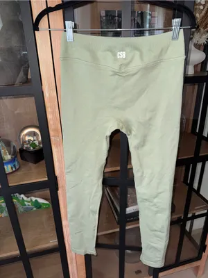 CSB Serenity Invisible Scrunch Leggings seamless high rise sage workout thumbnail 2