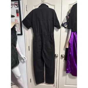 Free People We The Free Marci Denim Jumpsuit Relaxed Overalls Minimalist Utility thumbnail 4
