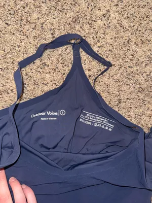 Outdoor Voices Dress Exercise Blue Navy thumbnail 3