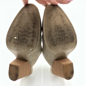 Dolce Vita Beige Laser Cut Closed Toe Heeled Mules Size 10 thumbnail 11