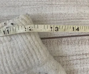 Cotton Candy LA pull on loungewear pants Cream color with grey/black accents thumbnail 2