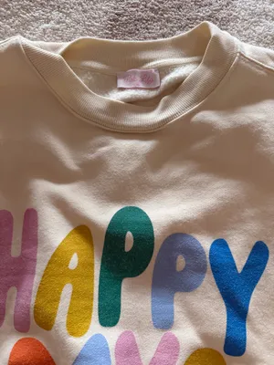 Pink Lily Happy Days Only Sweatshirt thumbnail 3