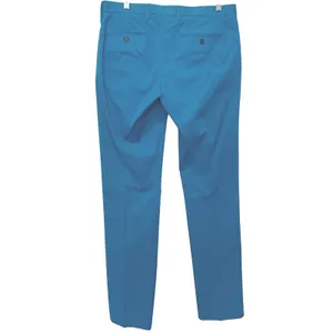 Express Photographer Pants 32/34 Teal BlueFlat Front Cotton Stretch Actual 34/34 thumbnail 3