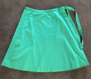 J. Crew Green Spring/Summer Skirt Ties at the Side - Size 0 thumbnail 1