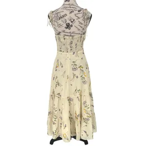 Showpo Wild Flowers Tie-Strap Cami Midi‎ Dress Size 4 Floral Y2K Garden Wedding thumbnail 3