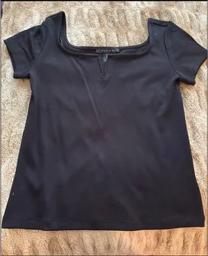 Tahari scoop neck tee thumbnail 1