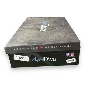 Aqua‎ Diva Waterproof Over the Knee Boots Leather Black Block Heel Sz 6 thumbnail 9