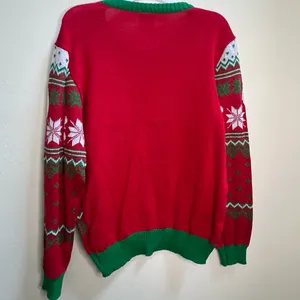 Well Worn Red and Green Christmas Sweater‎ thumbnail 2