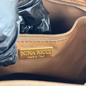 Vintage Nina Ricci Paris Monogram Drawstring Bucket Bag Made in Italy thumbnail 8