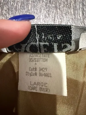 Vintage 1980s Facets floral and geometric patterned vest thumbnail 4