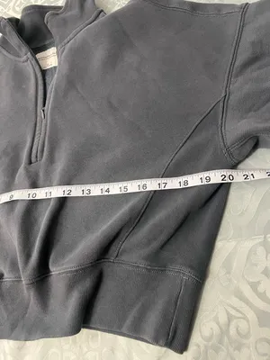 Abercrombie & Fitch Women's Slate gray Half-Zip Sweatshirt size XS thumbnail 6