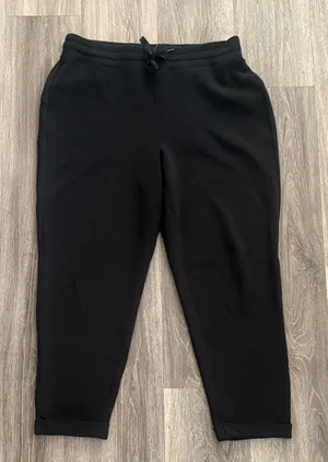 SPANX Women's Black Joggers Sixe XL Soft Cuffed Casual Modal Blend thumbnail 1
