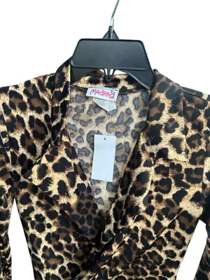 Vintage Deadstock Madrag animal print body suit size medium mobwife retro chic thumbnail 9