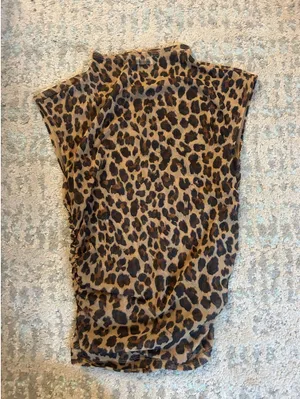 Abercrombie Sheer Cheetah Top thumbnail 3