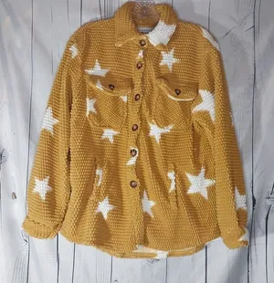 Blakely Star Casual Oversized Shacket with pockets Size S/M thumbnail 1