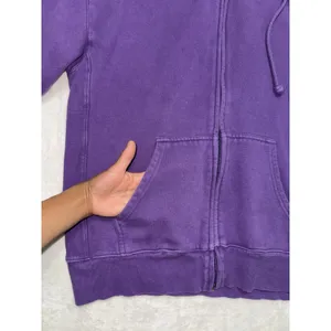 TNA Cozy Fleece Boyfriend Women's Full Zip Hoodie Sweatshirt Purple Sz Small thumbnail 3