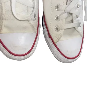 Converse Chuck Taylor All Star Low Top Sneakers Shoes White Canvas Women SZ 8 thumbnail 6