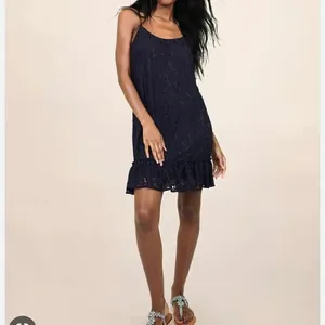 Scoop nyc black lace cami dress size large thumbnail 2