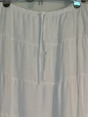 ARITZIA Wilfred Bouquet Linen Skirt M White $148 Retail NWOT thumbnail 5