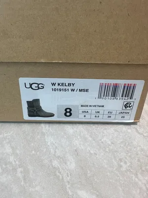 Discontinued UGG Kelby grey suede harness moto boots Size 8 thumbnail 10