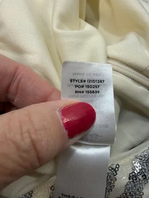 Lulus NWT Silver Sequin Elegant Occasion One-Shoulder Tulip Hem Midi Dress XSS thumbnail 12