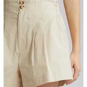 Treasure & Bond NWOT Pleated High Waisted Cotton Shorts thumbnail 4