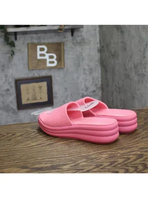 Clarks Womens Cloudsteppers Drift Twist Platform Sandals 26188401 Bright Pink 7M thumbnail 2