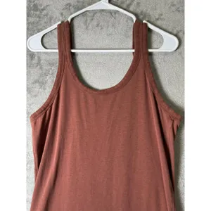 Lululemon Classic-Fit Cotton Blend Scoop Dress Ancient Copper Size 10 Sleeveless thumbnail 2